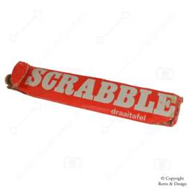 "Update je Scrabble-ervaring: Vintage Houten Draaitafel uit 1957 in Originele Verpakking!"