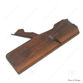 Narrow antique wood plane, profile plane or rebate plane