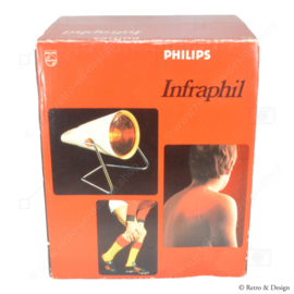Entdecken Sie die heilende Kraft der Vintage-Infraphil-Infrarot-Wärmelampe von Philips, hergestellt in Holland!