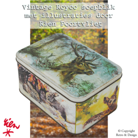 Vintage Royco Soepblik met Illustraties door Rien Poortvliet