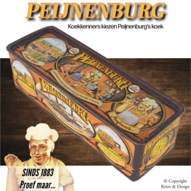 Boîte de Rangement Vintage Originale pour Peijnenburg Ontbijtkoek : Un Collectible Intemporel