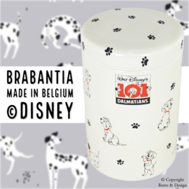 "Vintage Brabantia: Disney's 101 Dalmatians Aufbewahrungsdose für stilvolle Lagerung!"