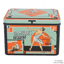 Olympic Nostalgia: Vintage Van Melle Tin from the 1928 Games