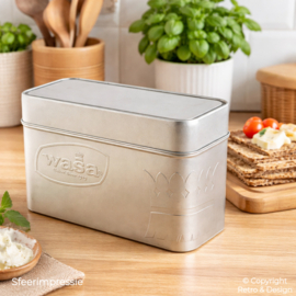 Zilverkleurig WASA Knäckebröd Bewaarblik