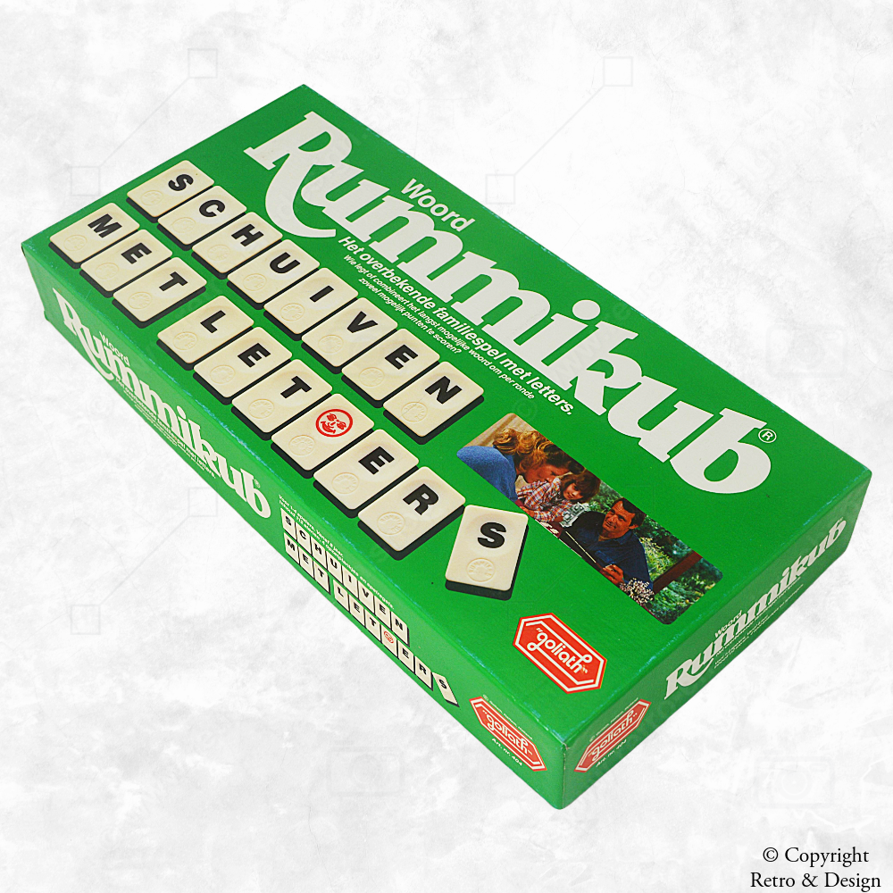 Woord Rummikub – Vintage Lettervariant van het Klassieke Spel uit 1988