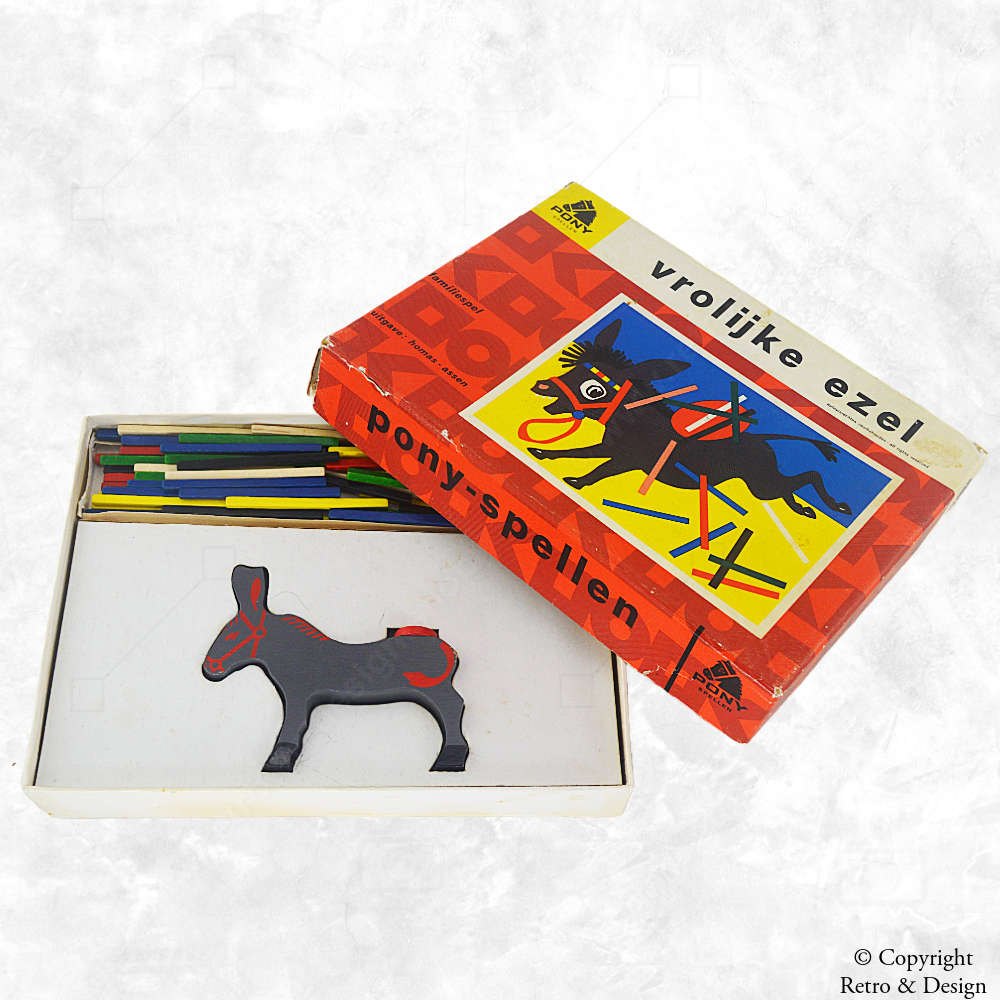Vrolijke Ezel – Gezelschapsspel van Pony Spellen (1965)