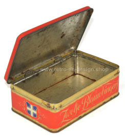 Vintage cookie or biscuit tin for Zwolse blauwvingers