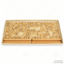 Vintage Scrabble Nederlandse Uitgave 1974 – Met Houten Draaitafel