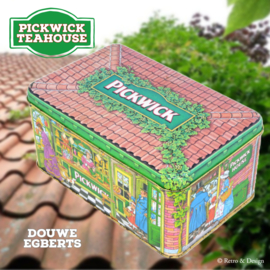 The Pickwick house. Vintage theeblik van Douwe Egberts voor Pickwick thee