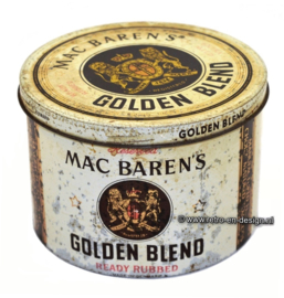 Vintage lata por Mac Baren's Golden Blend Pipe Tobacco