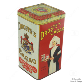 Vintage 1 kg Droste Cocoa Tin – Featuring the Nurse and the Droste Effect
