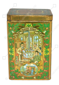 Vintage coffee tin by Albert Heijn, coffee roasters since 1895