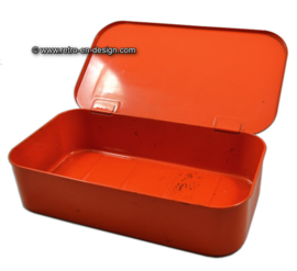 Vintage Brabantia caja de limpieza en naranja