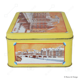 Boîte à biscuits de Verkade avec des images d'Amsterdam
