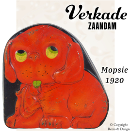 El Perro Pequeño Mopsie de Verkade (1920) – Una Lata Nostálgica Llena de Historia