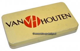 Vintage lata rectangular por Van Houten chocolats 1937