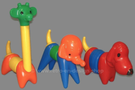ZOO-IT-yourself vintage Tupperware Toys plastic dog