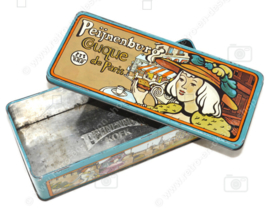 Vintage Peijnenburg cake or gingerbread tin for Couque de Paris with images of Paris