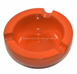 ADCO Vintage Steingut Orange Aschenbecher