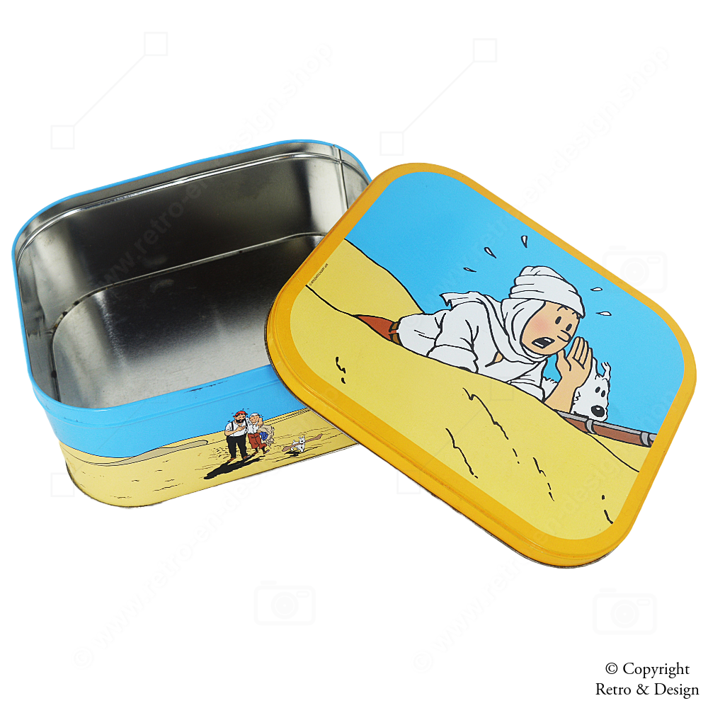Caja de galletas rara de Tintín – El Cangrejo de las Pinzas de Oro