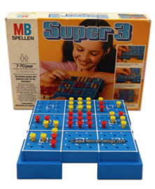 Vintage Super3, boter, kaas en eieren van MB spellen 1978