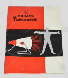 Vintage Philips Infraphil 3603 infrarood warmtelamp  1966 - 1985