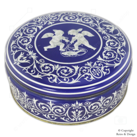 Boîte à biscuits vintage avec chérubins – General Biscuits, 1980
