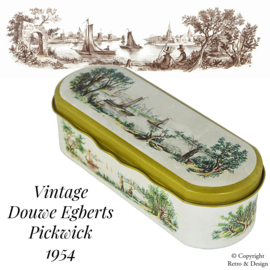 Boîte à Cuillères à Thé Vintage Douwe Egberts / Pickwick de 1954