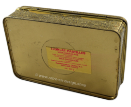 Caja de lata vintage Tjoklat Camée-Pastilles, Amsterdam, 1950-1983