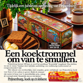 Boîte commémorative vintage Peijnenburg 1883–1983 – 100e anniversaire