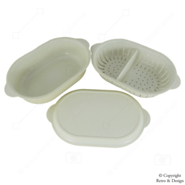 "For Culinary Surprises! The Tupperware Oval Dish: The Perfect Pasta Partner from 1991!"