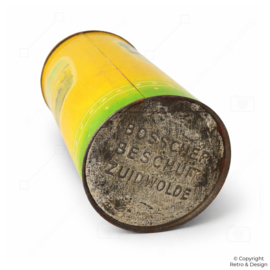 Vintage Bosscher Beschuitbus – Geel/Groen – Zuidwolde (ca. 1970–1980)