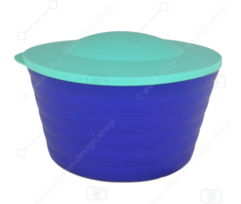 Blue/green Tupperware Expressions Salad Spinner