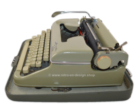 Vintage Olympia Monica draagbare typemachine, Made in West Germany