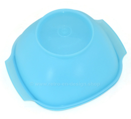 Cuenco Servalier Tupperware azul claro con tapa