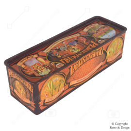 "Discover time with style: Authentic vintage storage tin for Peijnenburg Gingerbread!"