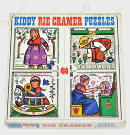 Vintage legpuzzels van Rie Cramer vervaardigd door Jumbo, Kiddy Puzzles