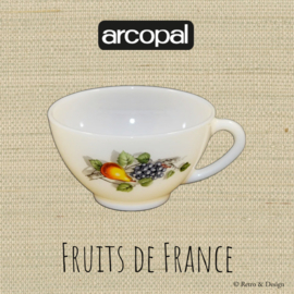 Tea cup or soup bowl, Arcopal Fruits de France