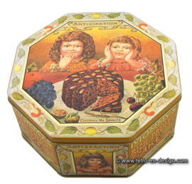 Groß vintage Blechdose Mommy's Rich Fruity Cake