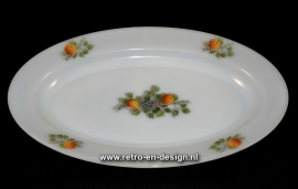 Oval dish, Arcopal Fruits de France