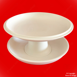 Plat à Bonbons Tupperware 1985 : Service Retro Chic pour Toutes les Occasions