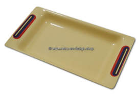 Vintage Mepal melamine bandeja de pan, bandeja de servicio