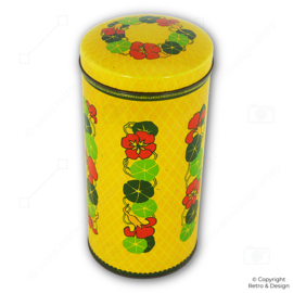 Boîte à Biscuits Verkade Vintage – Capucines, Design Néerlandais 1960–1980