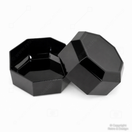 Salatschüssel von Arcoroc France, Octime schwarz Ø 17,5 cm