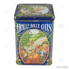 Vintage fairy tale tin with Little Red Riding Hood, Hansel and Gretel, Greedy Gus and The Wishing-Table