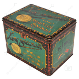 Vintage tin for KING extra strong peppermint, 1920