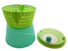 Groene Tupperware Impressions 'Spin N Save', slaslinger