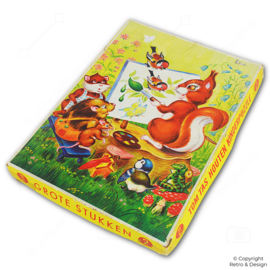 🎨 La Ardilla Pintora – Rompecabezas de Madera Vintage para Niños Tom Tas No. 2