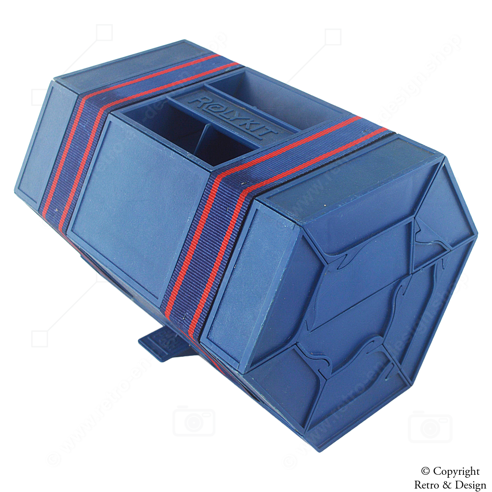 Rolykit Angelbox Modell, Blau – Der clevere Organizer aus den 1970er/80er Jahren