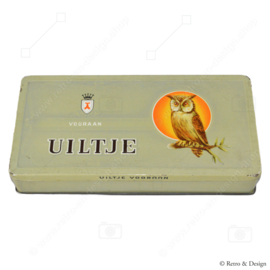 🦉 Unique and Stylish Owl Cigar Tin - A Nostalgic Find from the 1960s! 🦉